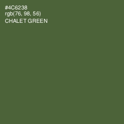 #4C6238 - Chalet Green Color Image