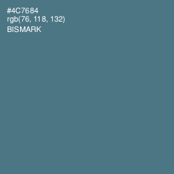 #4C7684 - Bismark Color Image