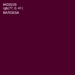 #4D0029 - Barossa Color Image