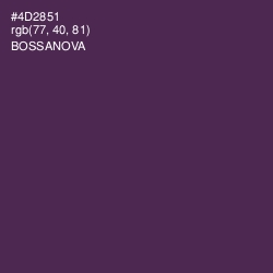 #4D2851 - Bossanova Color Image
