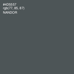 #4D5557 - Nandor Color Image