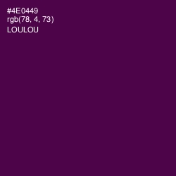 #4E0449 - Loulou Color Image