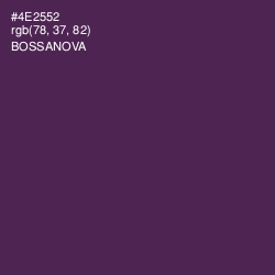 #4E2552 - Bossanova Color Image