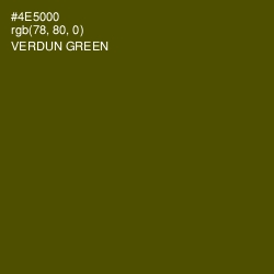 #4E5000 - Verdun Green Color Image