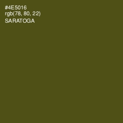 #4E5016 - Saratoga Color Image