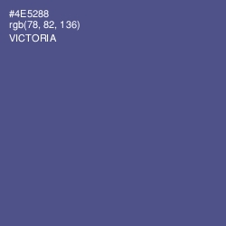 #4E5288 - Victoria Color Image