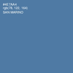#4E7AA4 - San Marino Color Image