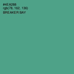 #4EA288 - Breaker Bay Color Image