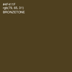 #4F411F - Bronzetone Color Image