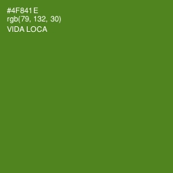 #4F841E - Vida Loca Color Image