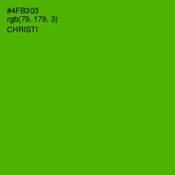 #4FB303 - Christi Color Image