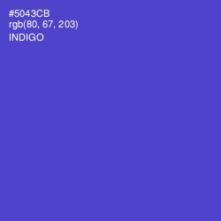#5043CB - Indigo Color Image