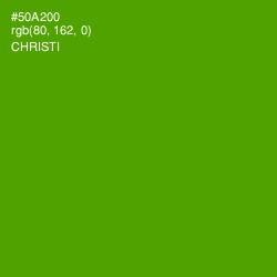 #50A200 - Christi Color Image