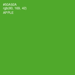 #50A92A - Apple Color Image
