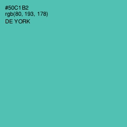 #50C1B2 - De York Color Image