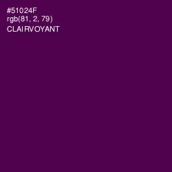 #51024F - Clairvoyant Color Image