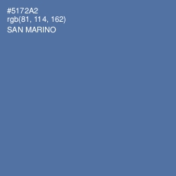 #5172A2 - San Marino Color Image