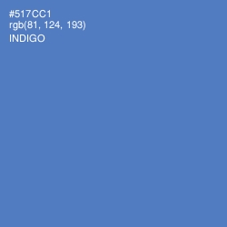 #517CC1 - Indigo Color Image