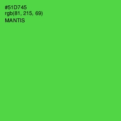 #51D745 - Mantis Color Image