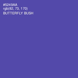 #5249AA - Butterfly Bush Color Image