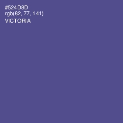 #524D8D - Victoria Color Image