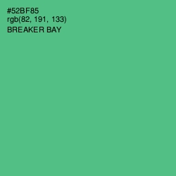 #52BF85 - Breaker Bay Color Image