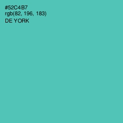 #52C4B7 - De York Color Image