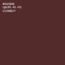 #532B2B - Cowboy Color Image