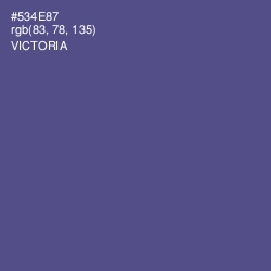 #534E87 - Victoria Color Image