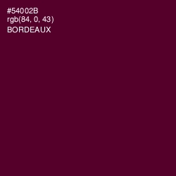 #54002B - Bordeaux Color Image