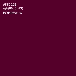 #55002B - Bordeaux Color Image