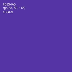 #5534A5 - Gigas Color Image