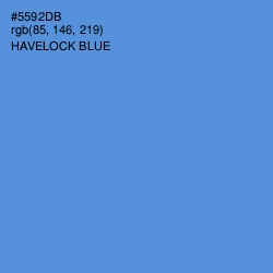 #5592DB - Havelock Blue Color Image