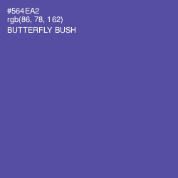 #564EA2 - Butterfly Bush Color Image