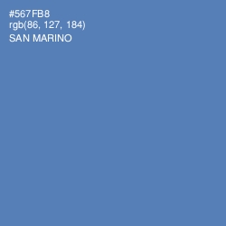 #567FB8 - San Marino Color Image