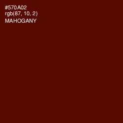 #570A02 - Mahogany Color Image