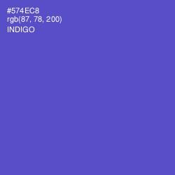 #574EC8 - Indigo Color Image