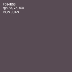 #584B53 - Don Juan Color Image