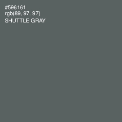 #596161 - Shuttle Gray Color Image