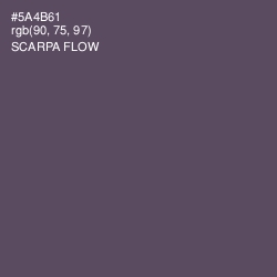 #5A4B61 - Scarpa Flow Color Image