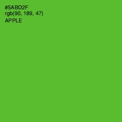 #5ABD2F - Apple Color Image
