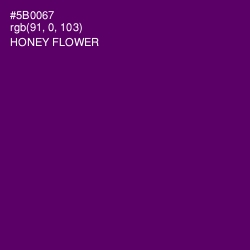 #5B0067 - Honey Flower Color Image
