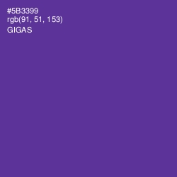 #5B3399 - Gigas Color Image