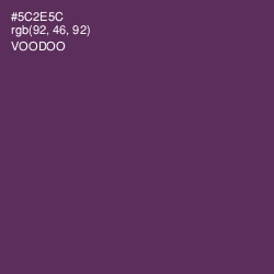 #5C2E5C - Voodoo Color Image
