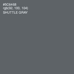 #5C6468 - Shuttle Gray Color Image