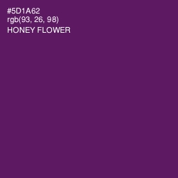 #5D1A62 - Honey Flower Color Image
