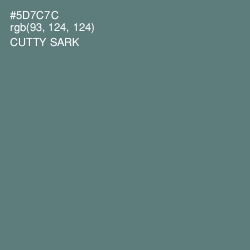 #5D7C7C - Cutty Sark Color Image
