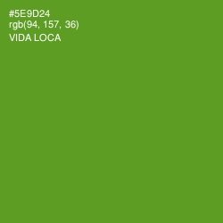 #5E9D24 - Vida Loca Color Image