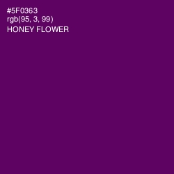 #5F0363 - Honey Flower Color Image