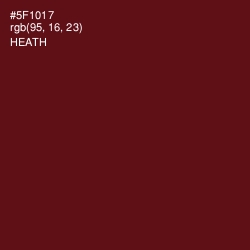 #5F1017 - Heath Color Image